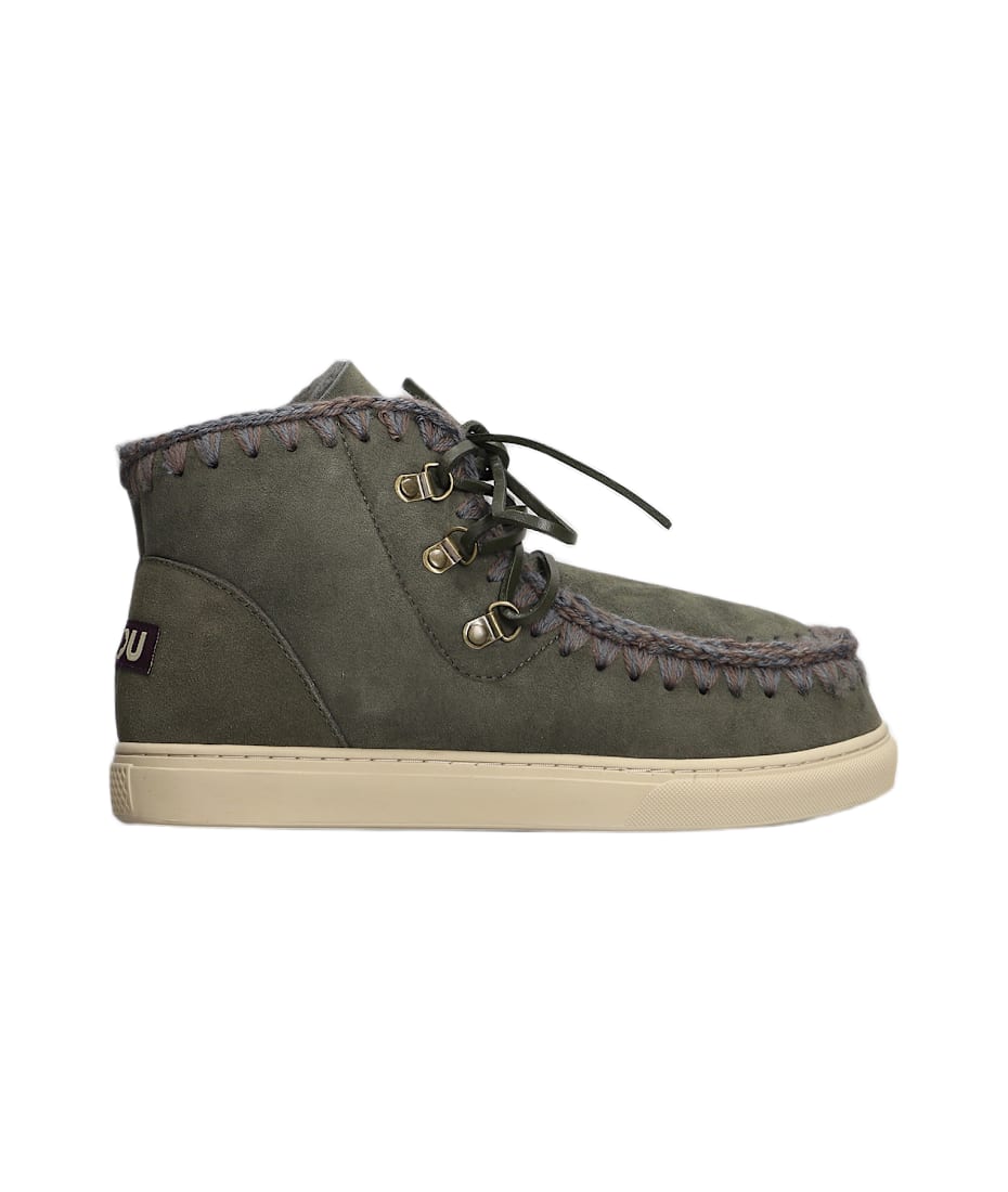 Mou lace up sneaker top