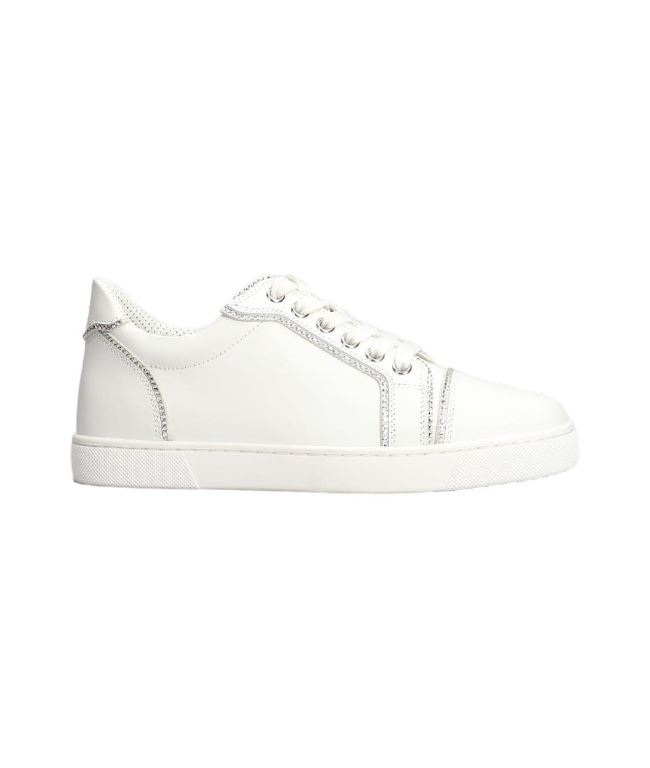 靴 Christian Louboutin White Christian Louboutin Tatoosh White Strappy Spiked Sandals