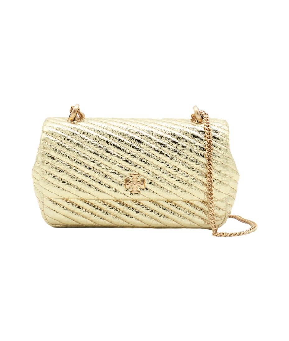 TORY BURCH かごバッグ　タッセル付き　ゴールド Tory Burch Gold Tone Leather Crossbody Bag | italist, ALWAYS