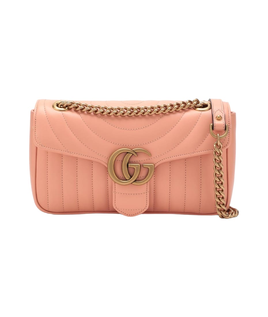 Gucci Peachy Gg Marmont Small Shoulder Bag