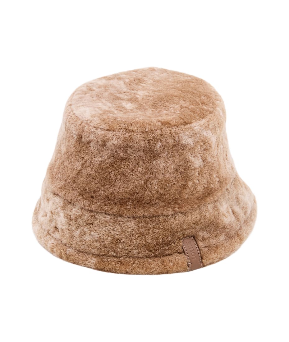 ハット LOEWE SHEARLING BUCKET HAT Loewe Shearling Bucket Hat | italist