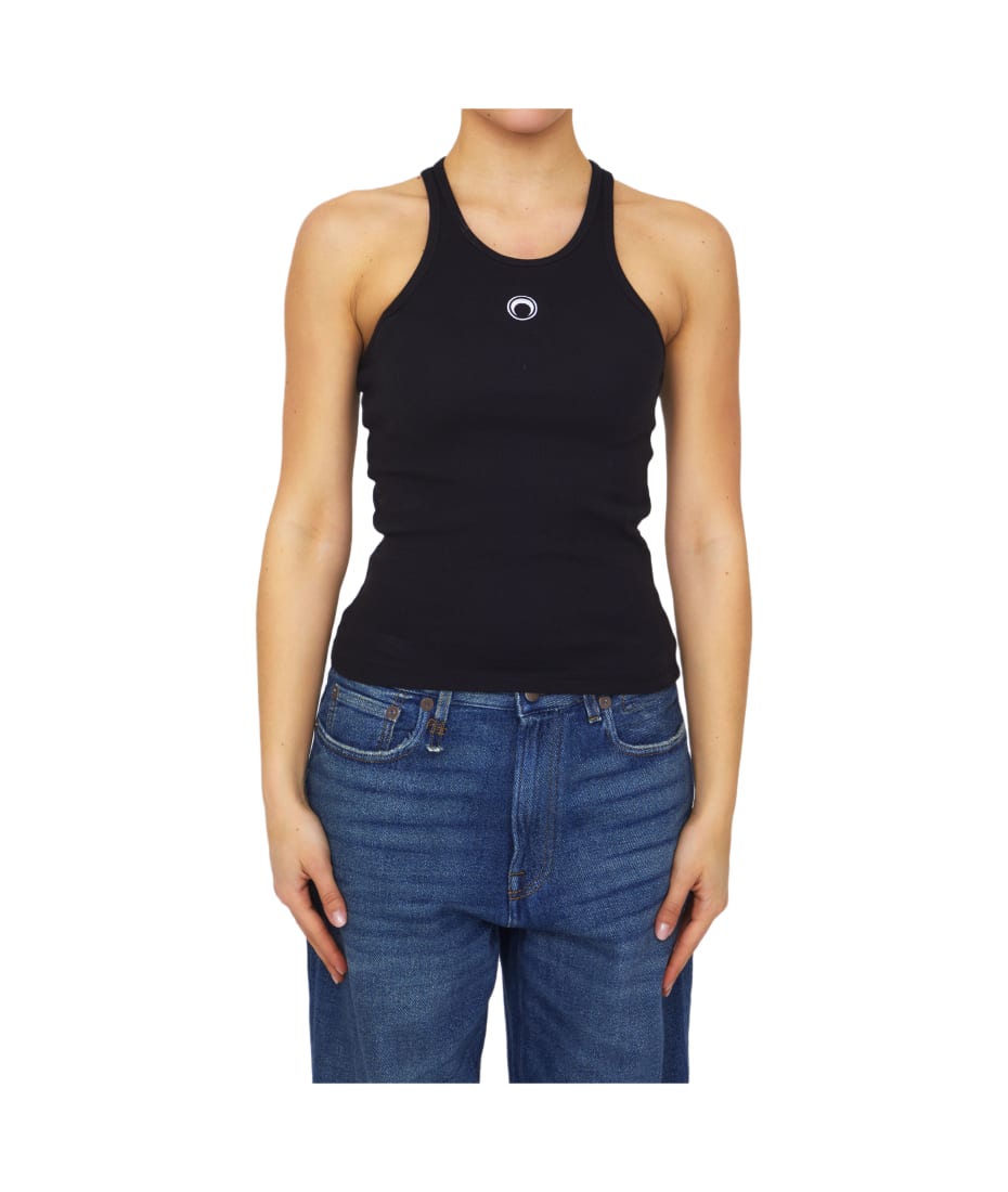 Marine Serre Moon Logo Tank Top | italist
