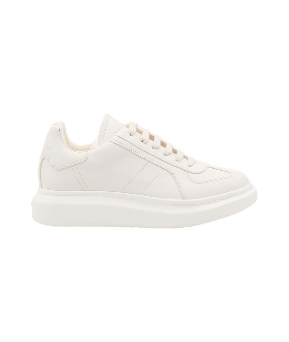 スニーカー Alexander Mcqueen White Leather Sneakers With Pastel Light B Alexander McQueen White Leather Sneakers | italist