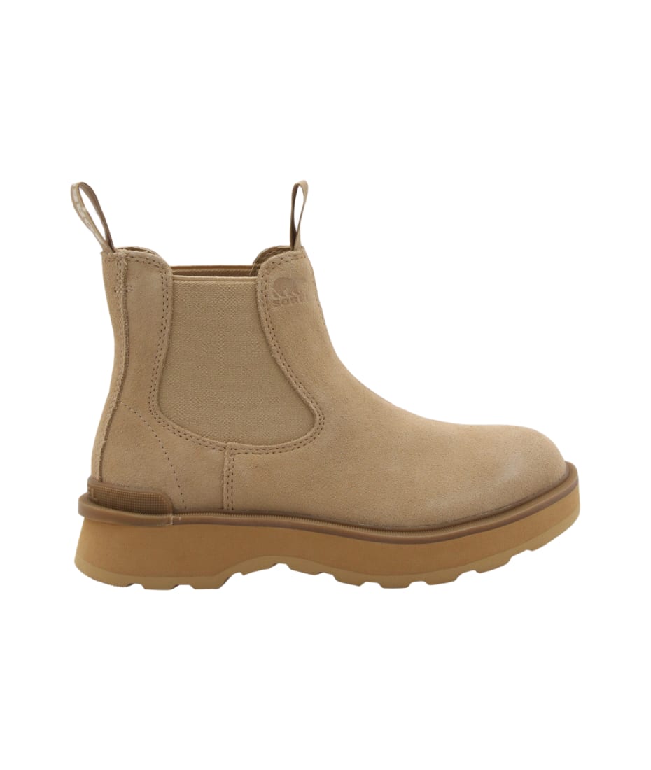 Sorel Beige Leather Chelsea Boots italist