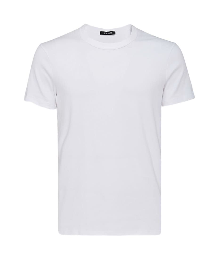 Tom Ford White Cotton T-shirt - White