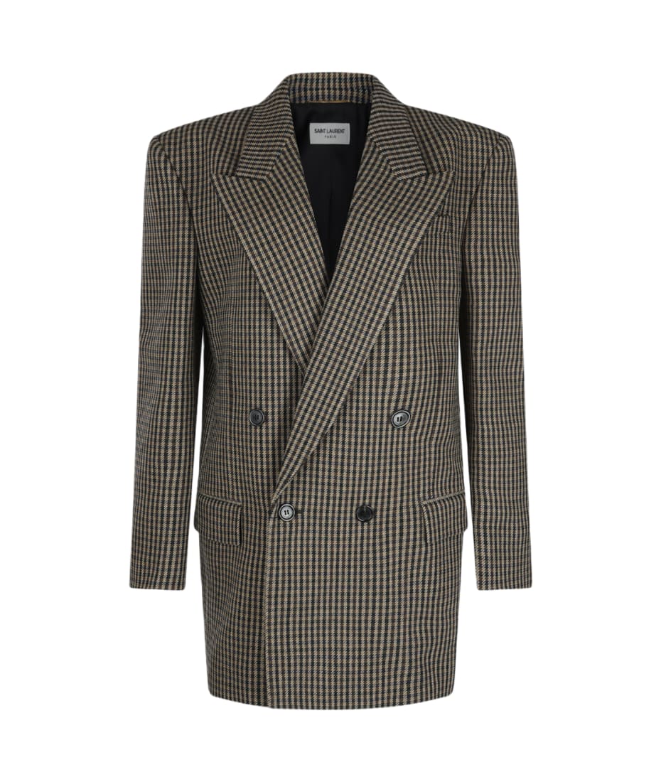 ジャケット SAINT LAURENT BEIGE WOOL BLAZER SAINT LAURENT Oversized wool blazer | NET-A-PORTER