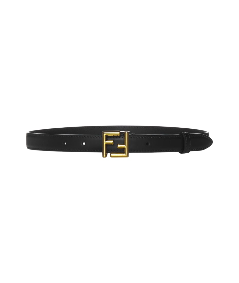 Ff Logo Leather Belt