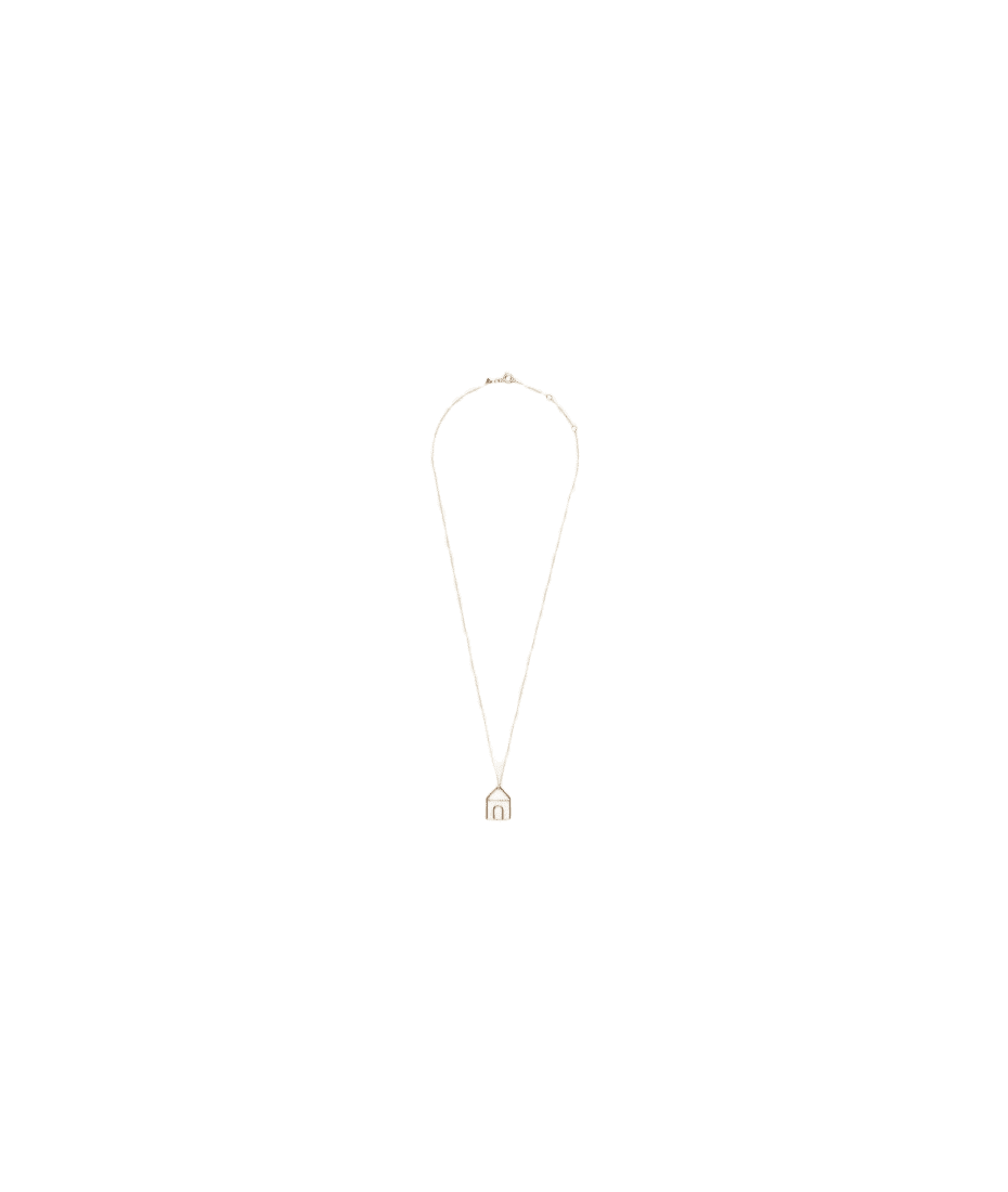 Aliita 9k Gold Casita Necklace | italist
