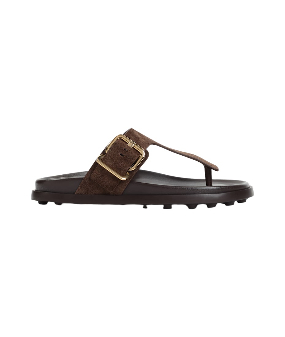 トッズ Tod`s Suede Sandals TOD'S Suede sandals | NET-A-PORTER