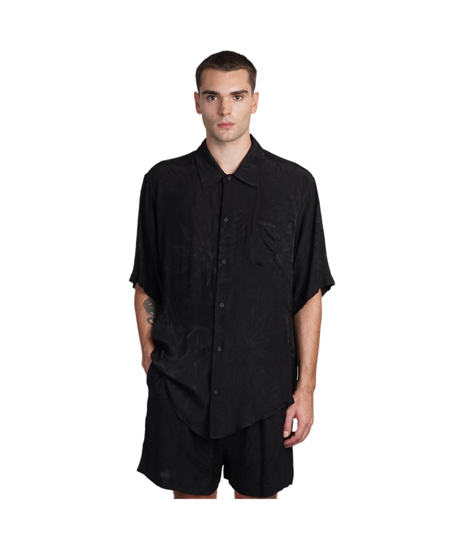 Balenciaga Shirt In Black Silk | italist