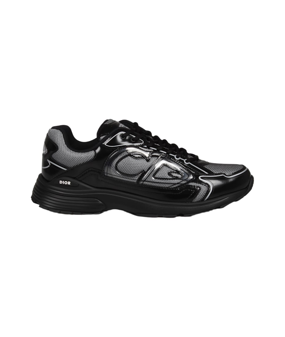 Dior Runner Microfiber Mesh Sneakers | italist