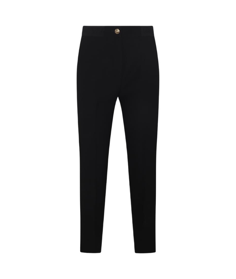 Versace Jeans Couture Black Stretch Pants | italist, ALWAYS