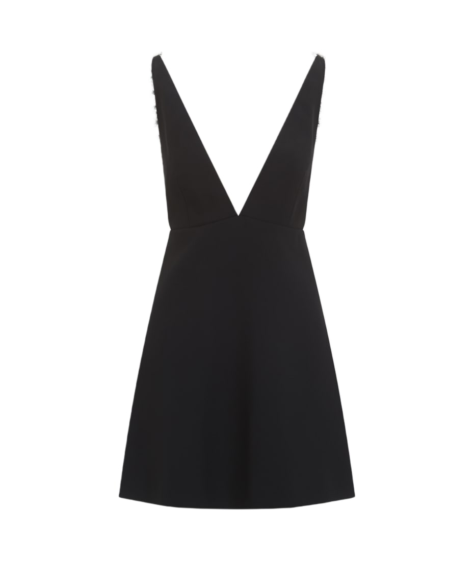 Prada Black Sable Mini Dress | italist
