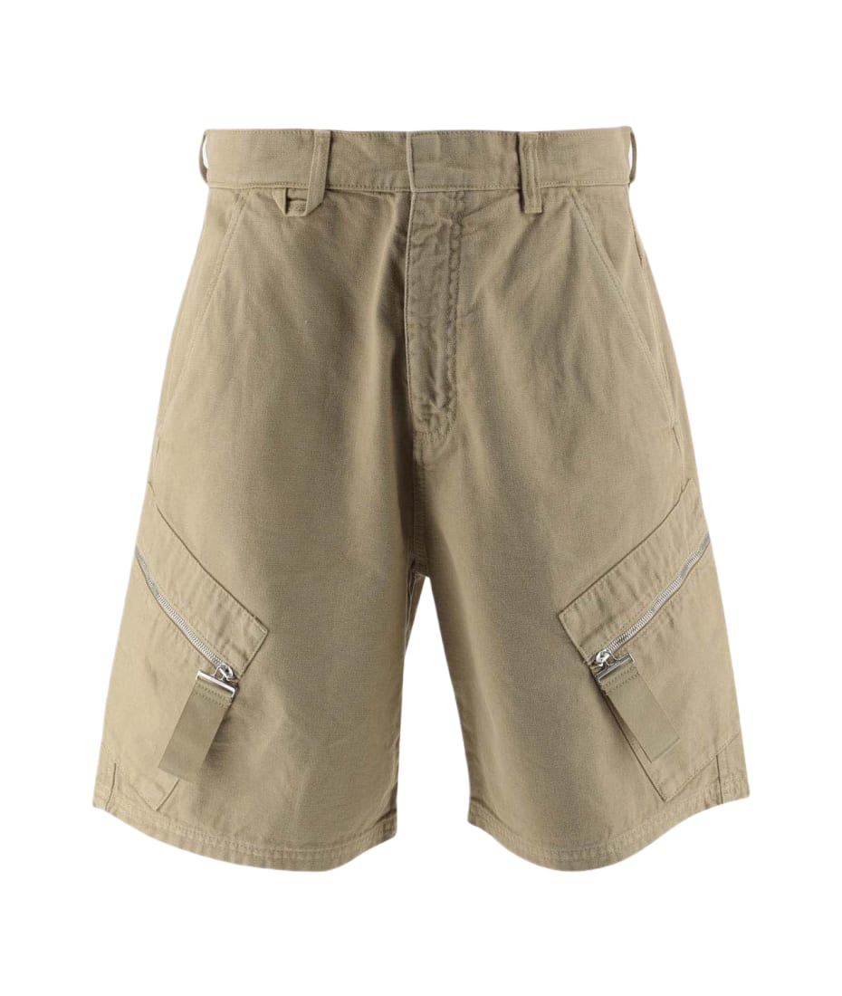 Beige cotton shorts - Made in Italy