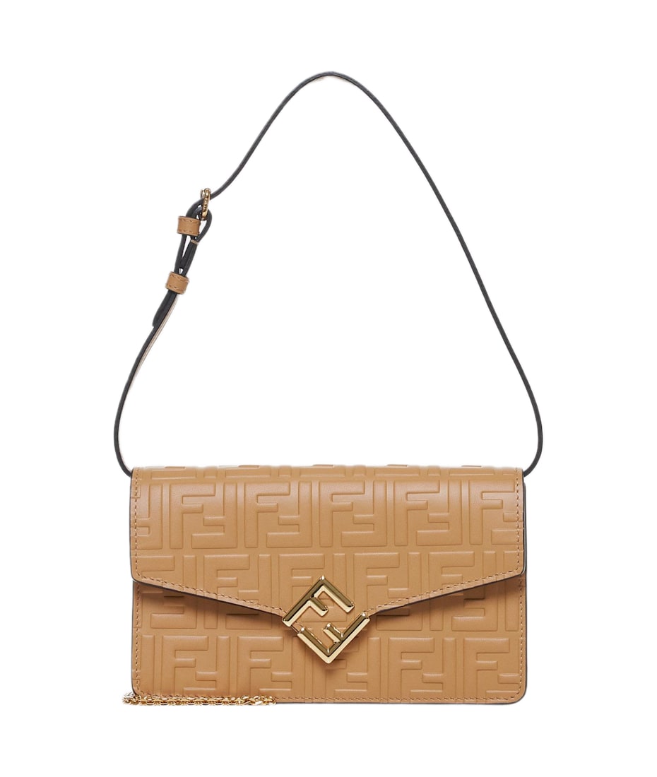 Fendi Ff Diamonds Leather Wallet On Chain italist ALWAYS LIKE A SALE