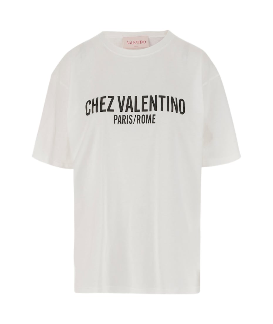 送料関税込 ◆VALENTINO◆COTTON JERSEY T-SHIRT VALENTINO GARAVANI Logo-Appliquéd Cotton-Jersey T-Shirt for