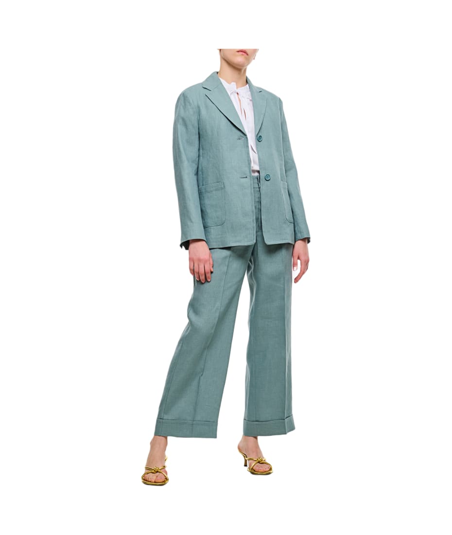 S Max Mara Salix Linen Pants | italist