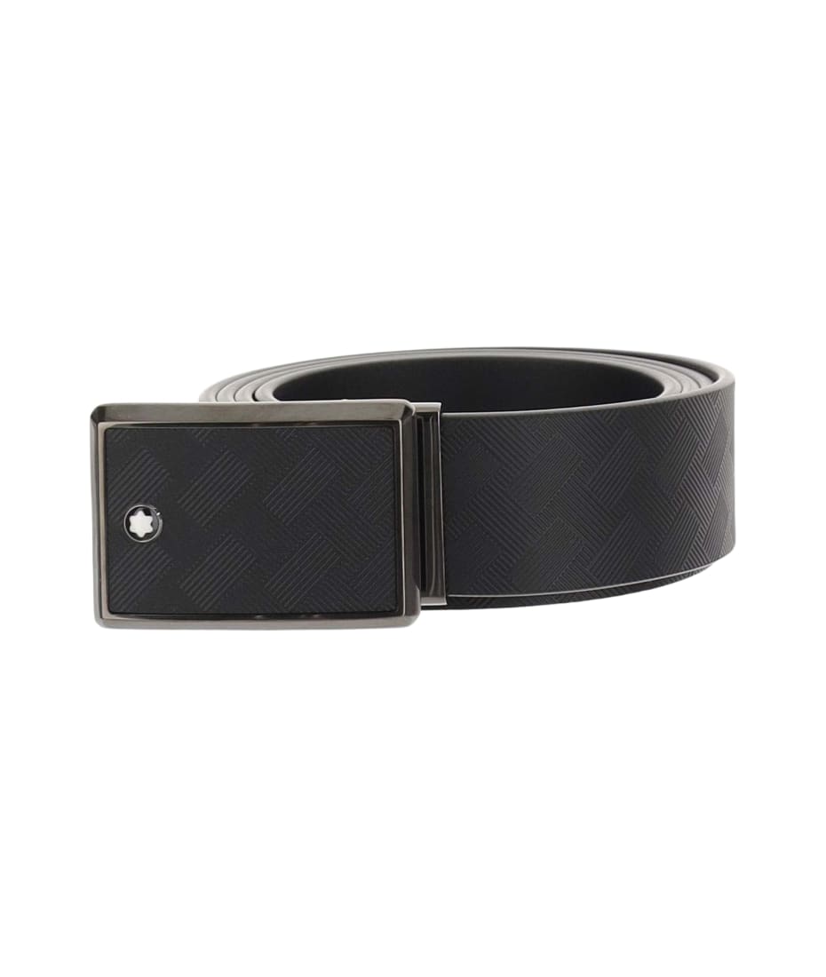 Montblanc Leather Belt With Logo | italist
