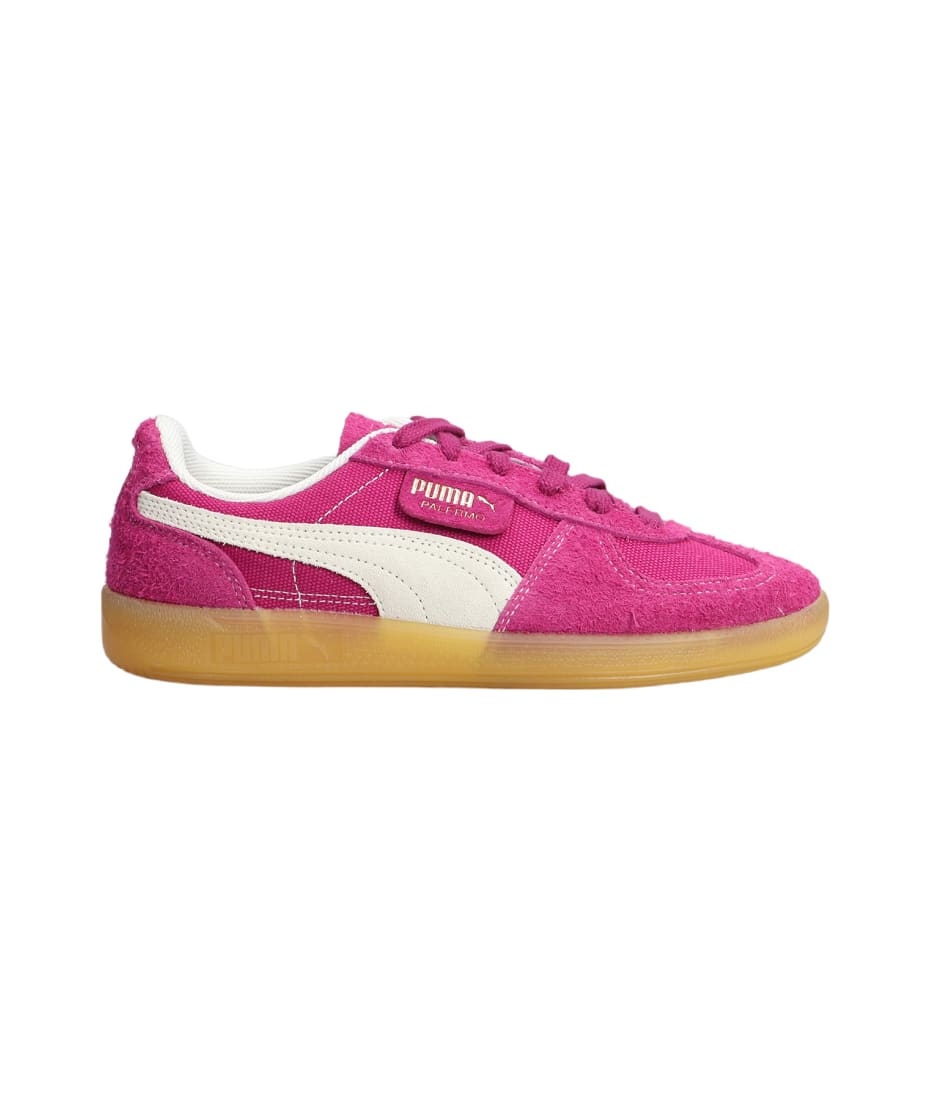 Palermo Vintage Sneakers In Viola Suede And Fabric