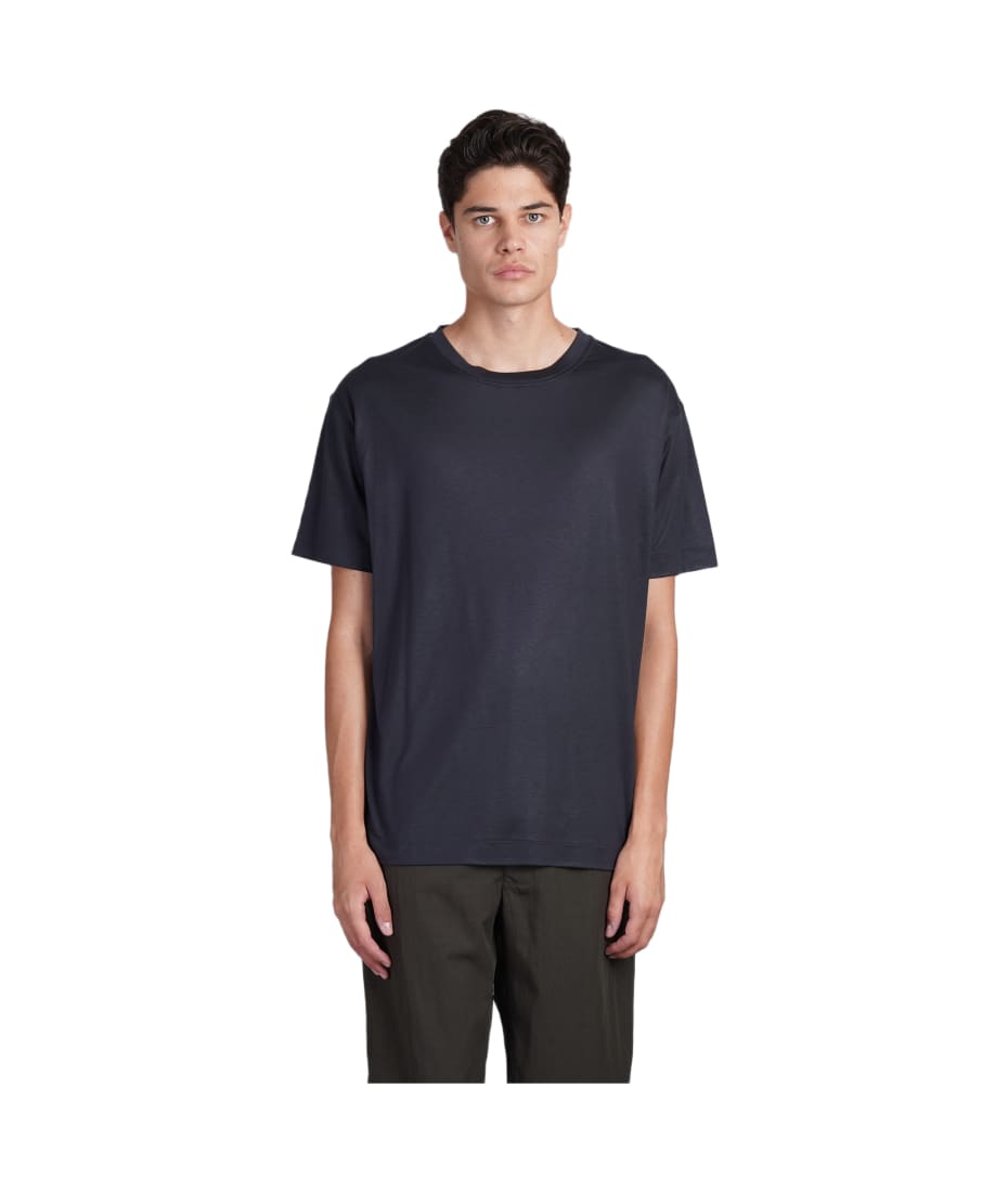 Lemaire T-shirt In Blue Silk | italist