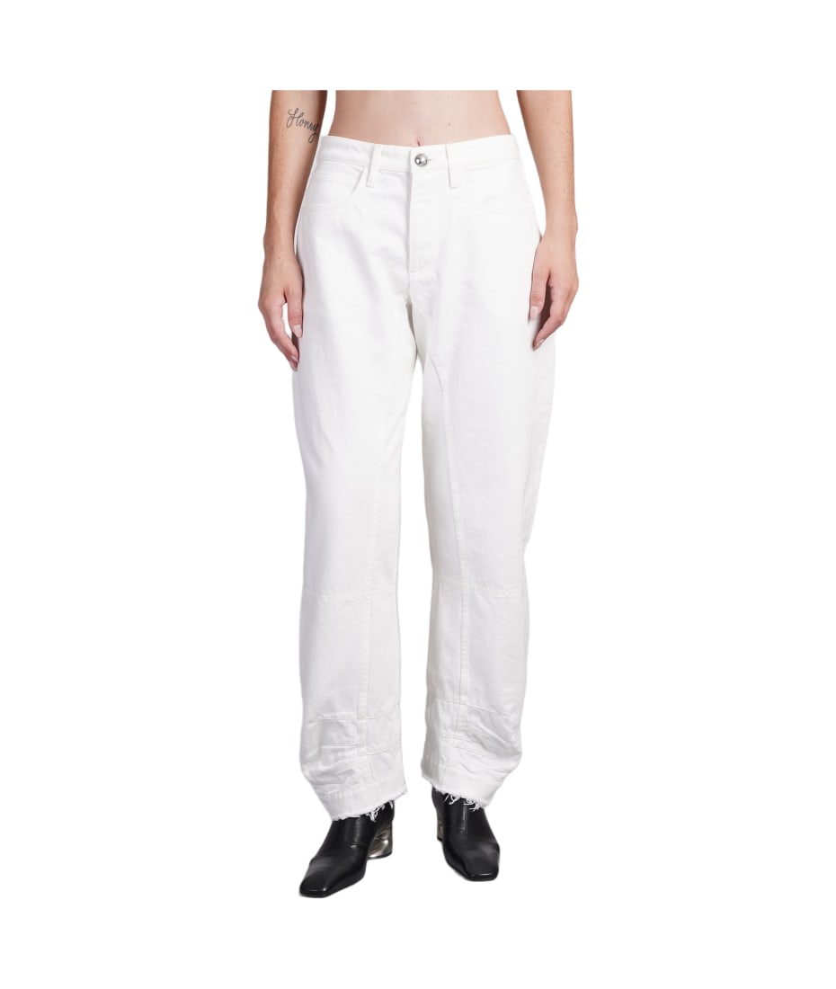 デニム・ジーパン Jil Sander White Cotton Jeans Jil Sander Jeans In White Cotton | italist