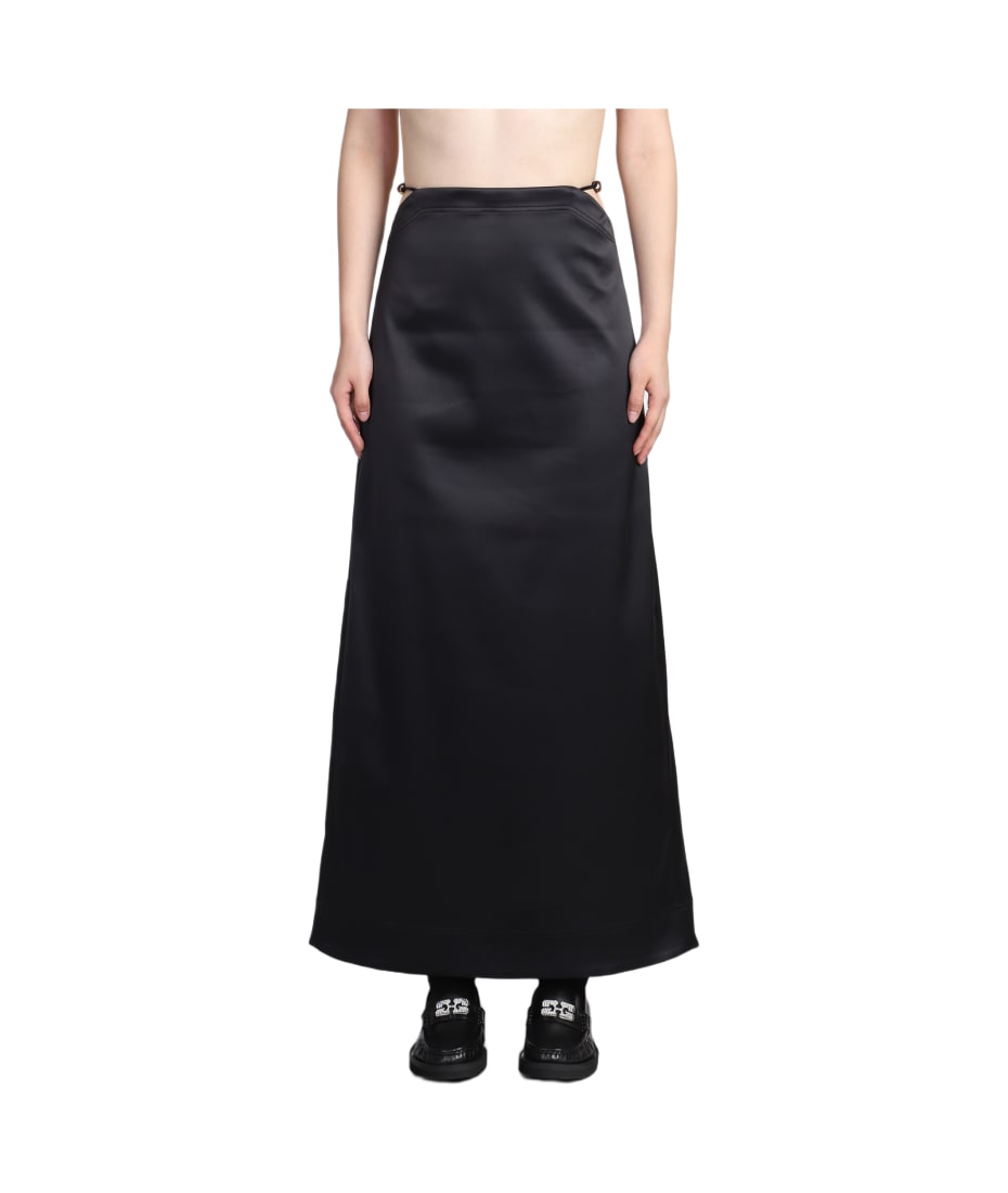 Ganni Double Satin Maxi Skirt | italist