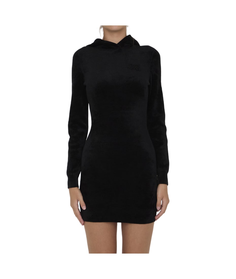 Alexander Wang Mini Dress With Embossed Logo | italist