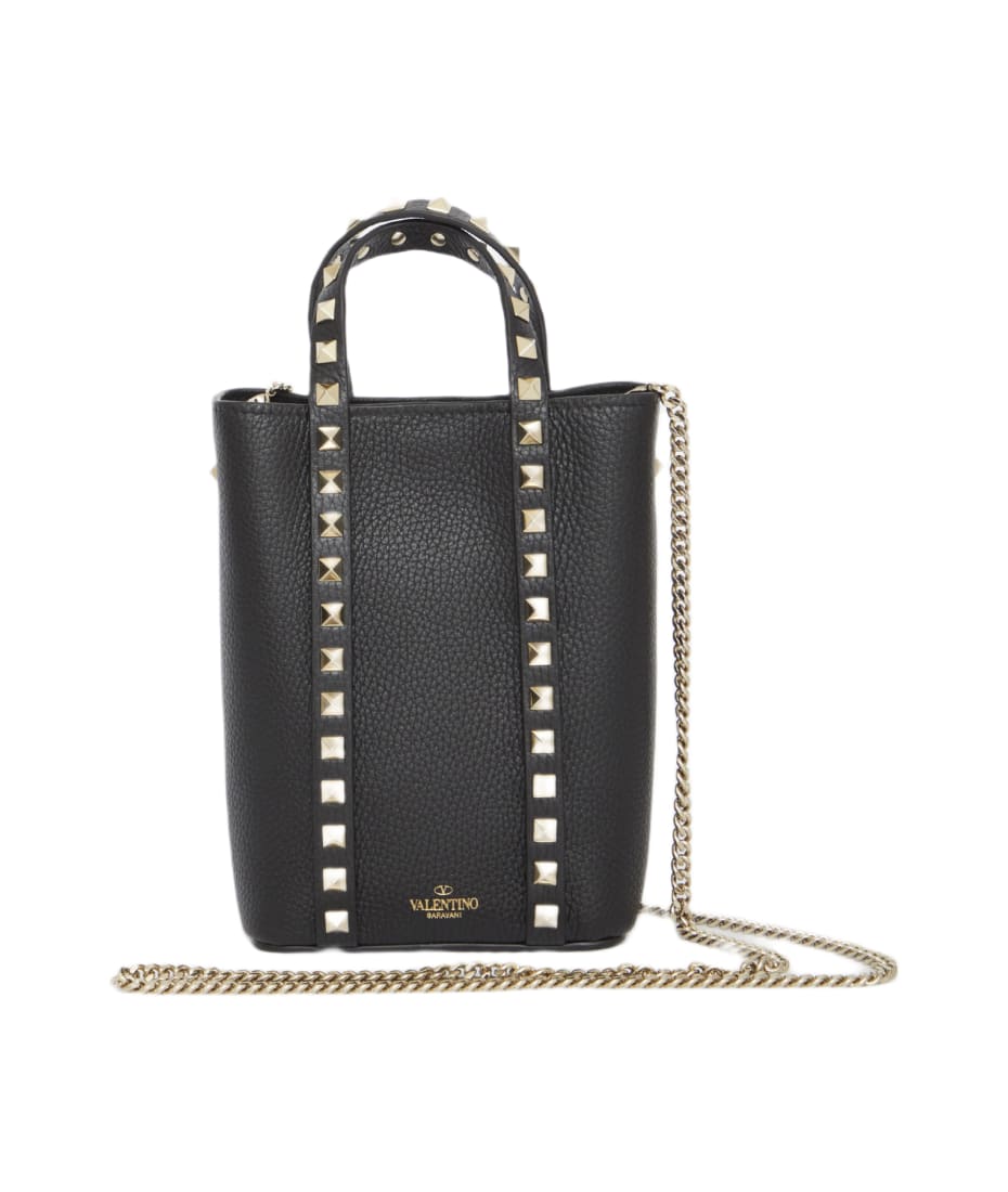 Valentino Garavani Rockstud Chain Mini Tote Bag | italist