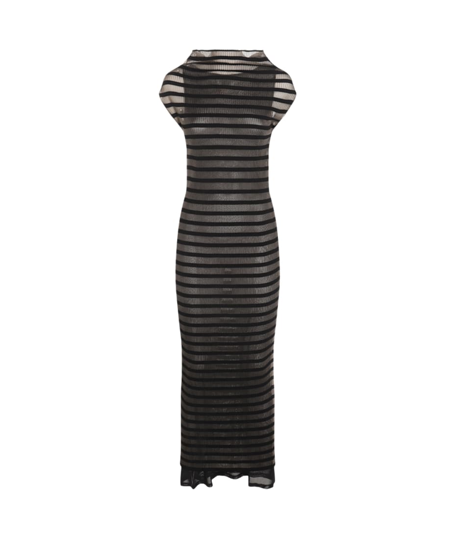 ワンピース JEAN PAUL GAULTIER BLACK VISCOSE MAXI DRESS Jean Paul Gaultier Black Viscose Maxi Dress | italist