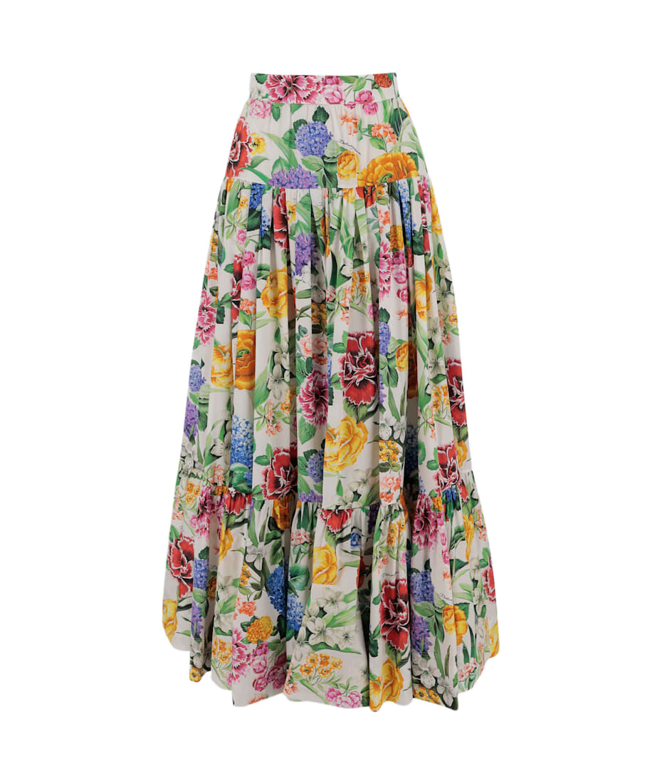 【関税＆送料込み】Dolce & Gabbana Multicolor Maxi Skirt Wi 関税＆送料込み】Dolce & Gabbana Multicolor Maxi Skirt Wi