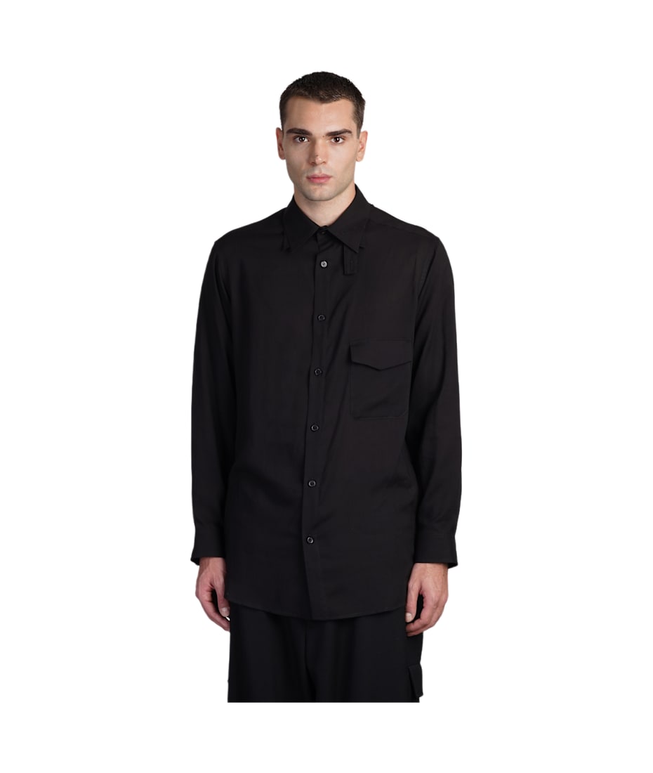 Yohji Yamamoto Shirt In Black Cotton | italist