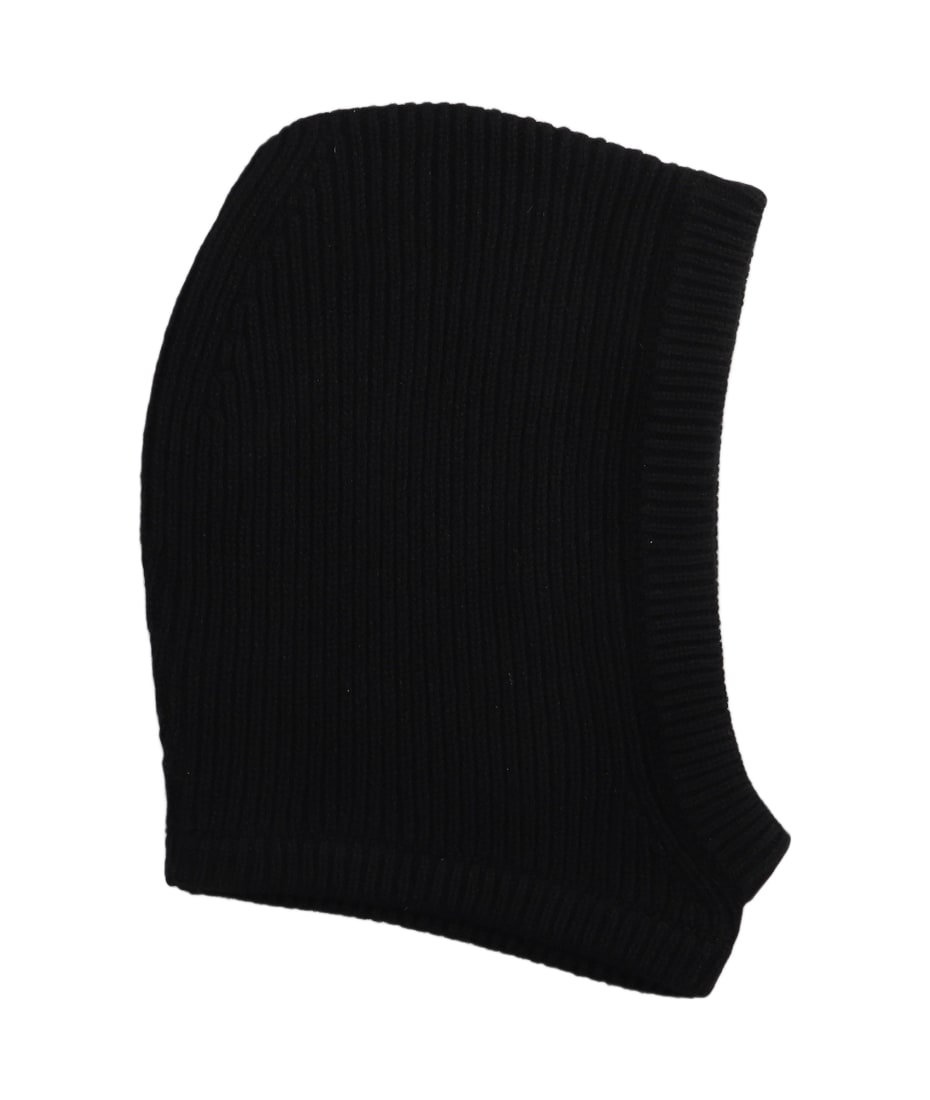 【超目玉枠】 Rick Owens italist | Cashmere Black In Hats Hood 帽子