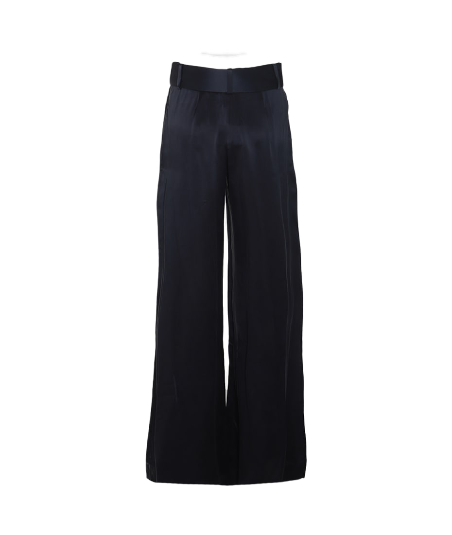 パンツ ZIMMERMANN Women Straight Pants 2151 PR25R NAV NAVY BLUE ZIMMERMANN wide-leg Jeans | Blue | FARFETCH