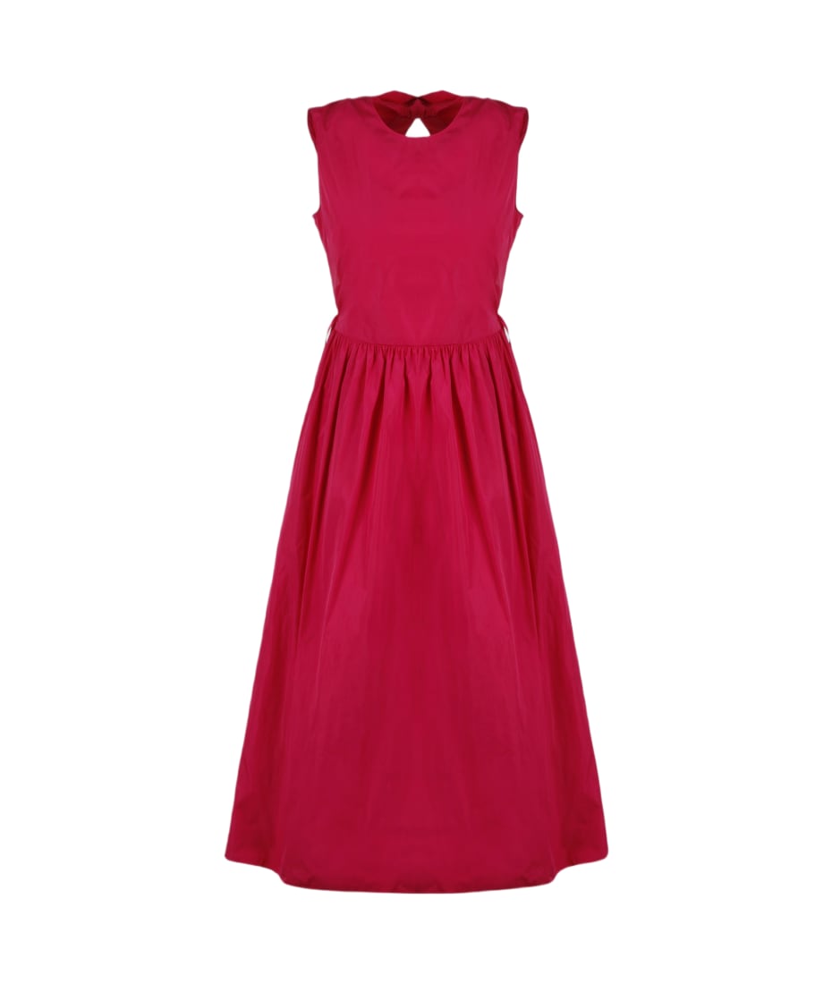 white christmas dresses RED Valentino Embroidered Poplin Dress M-M/L