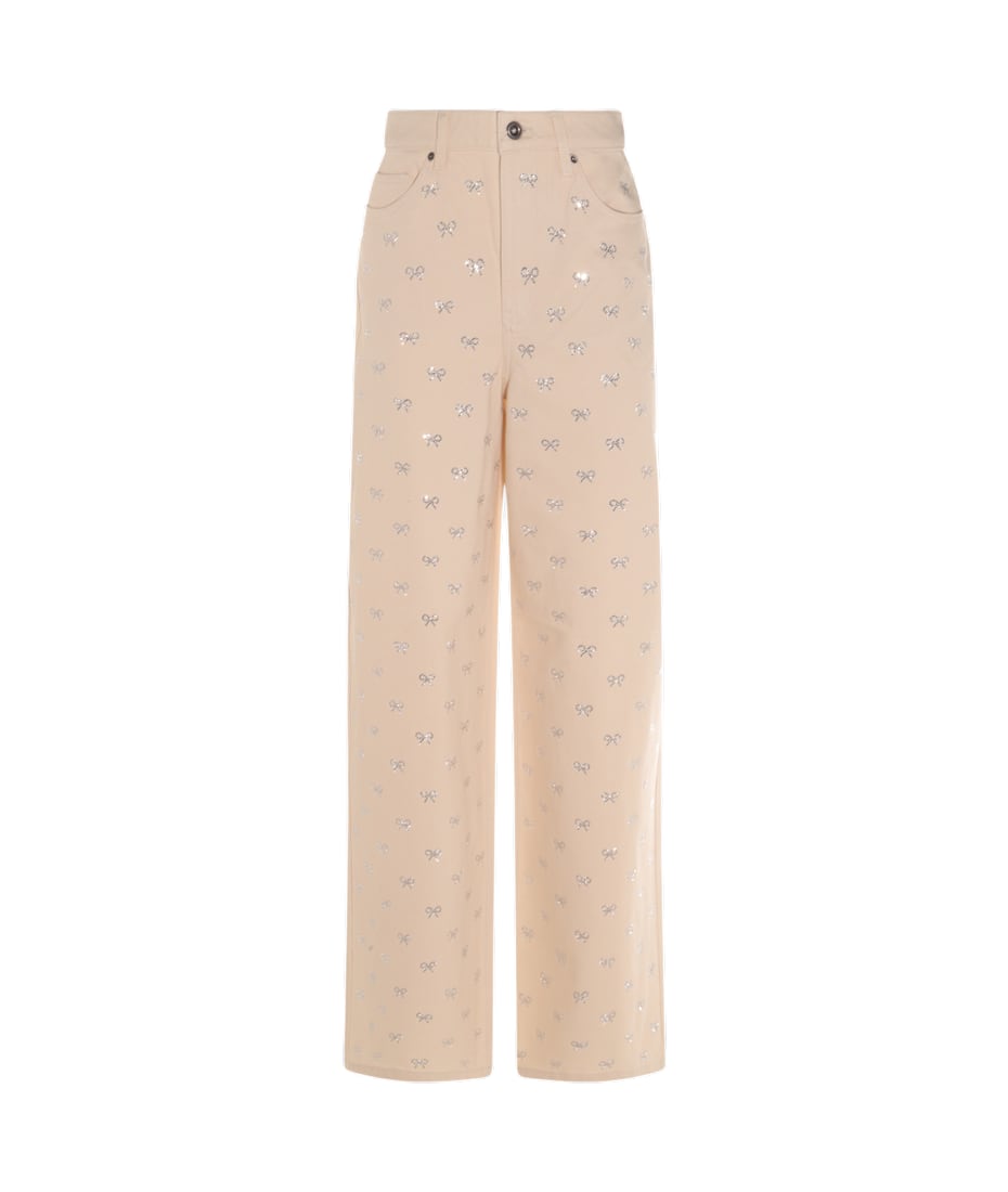 【送料&関税込】self-portrait Cream Denim Jeans self-portrait Cream Denim Jeans | italist