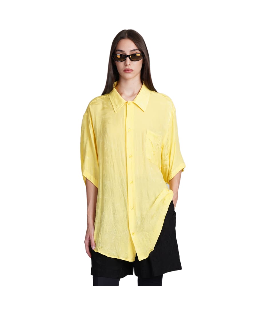 Yellow balenciaga shirt cheap