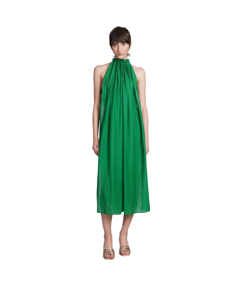 green emerald velvet dress Cult Gaia main image 0