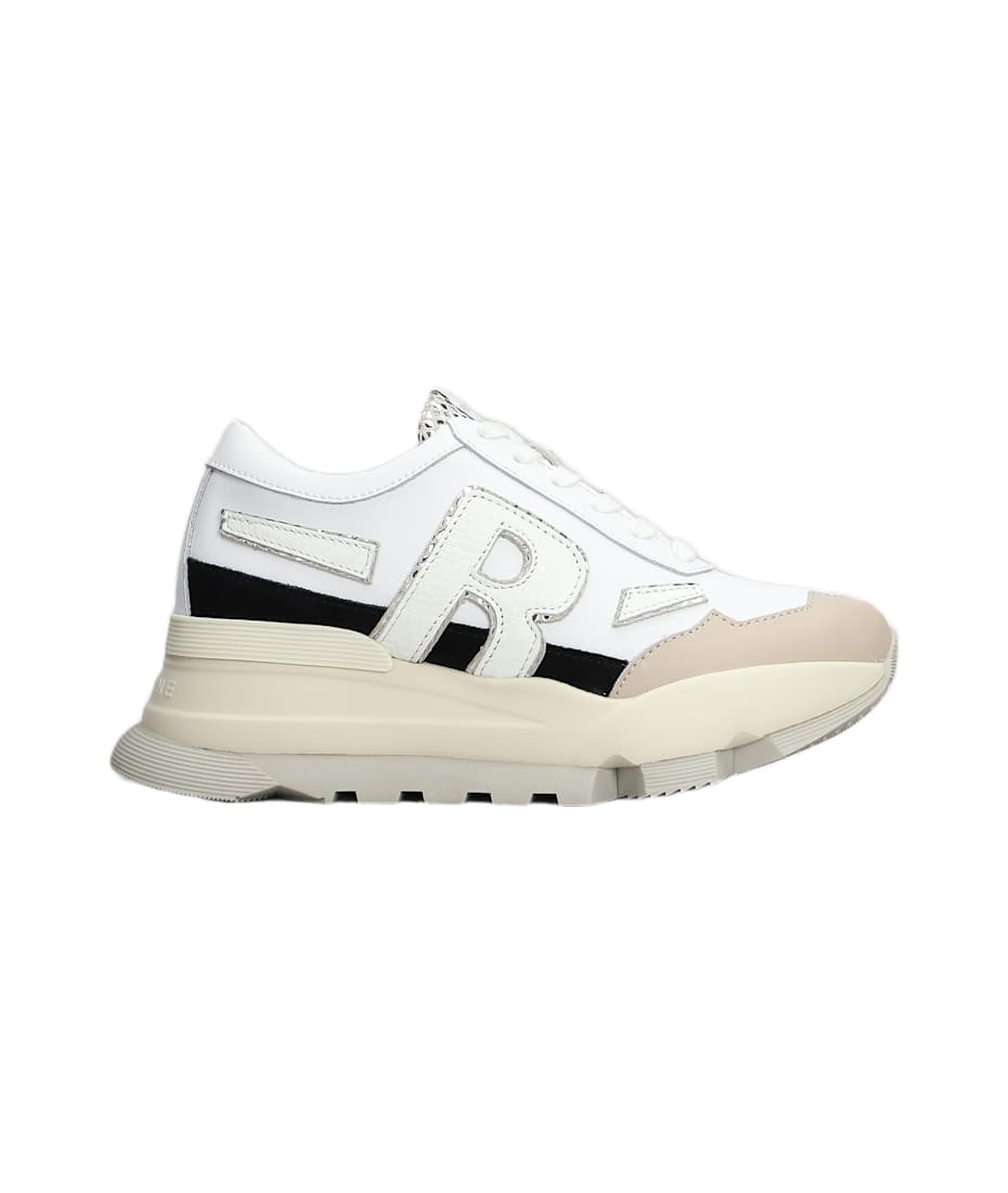 Ruco Line Aki Sneakers In White Leather italist