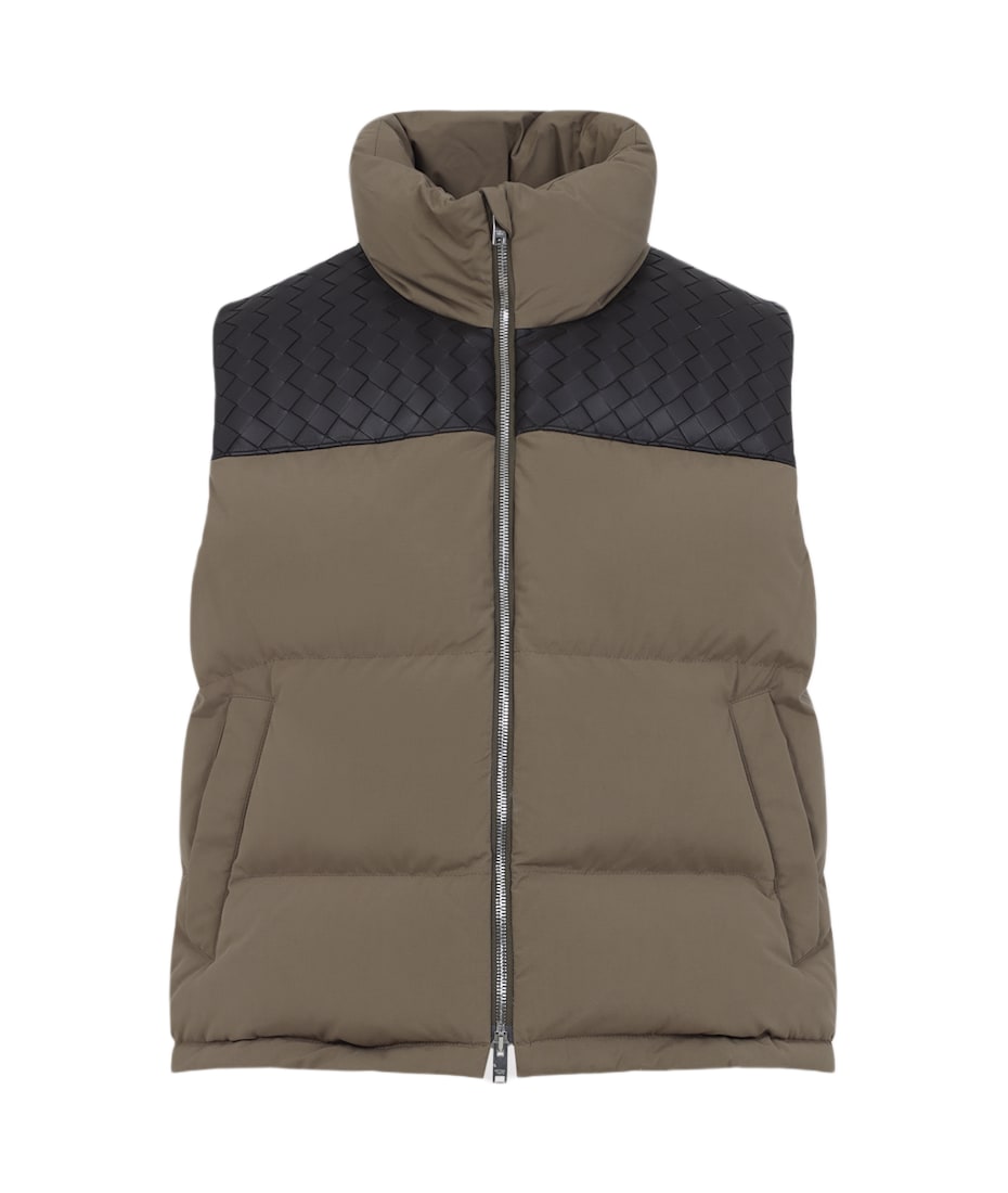 ダウンベスト BOTTEGA VENETA PUFFER INTRECCIATO GILET Bottega Veneta intrecciato woven technical down Vest Gilet