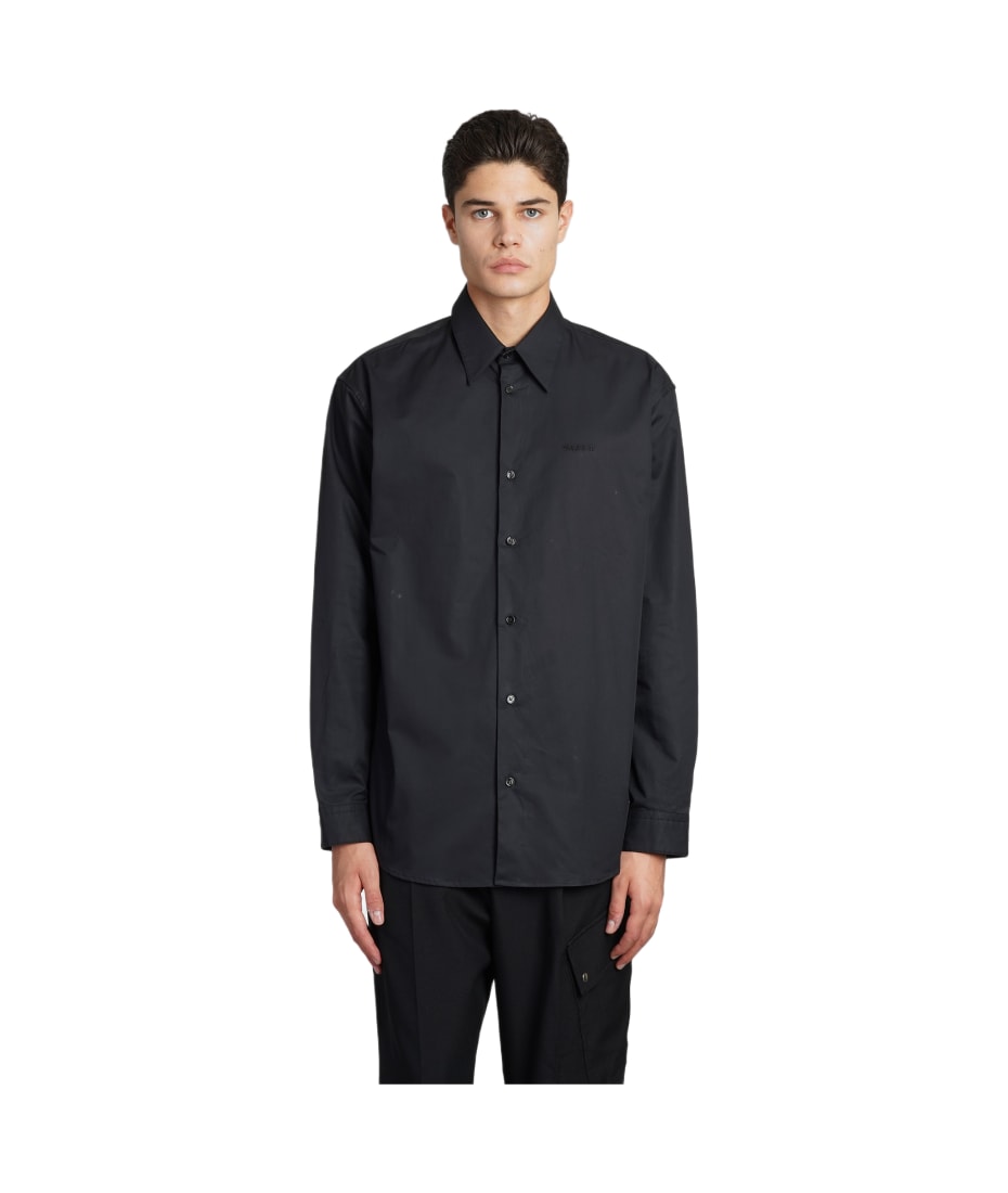 OAMC Mark Shirt Woven Shirt In Black Cotton | italist, ALWAYS LIKE 