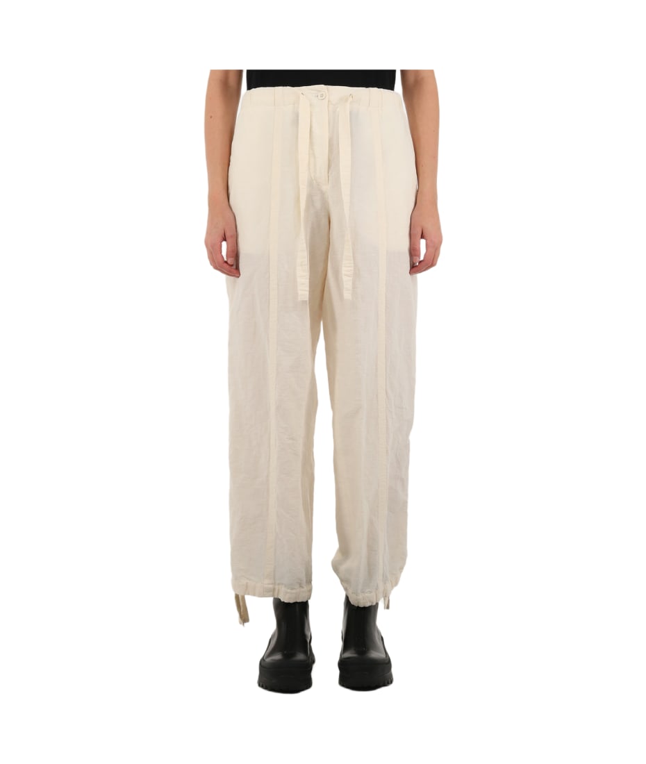 新品 JIL SANDER ALEM Drawstring trouseres Jil Sander drawstring-waist Cashmere Trousers | Blue | FARFETCH