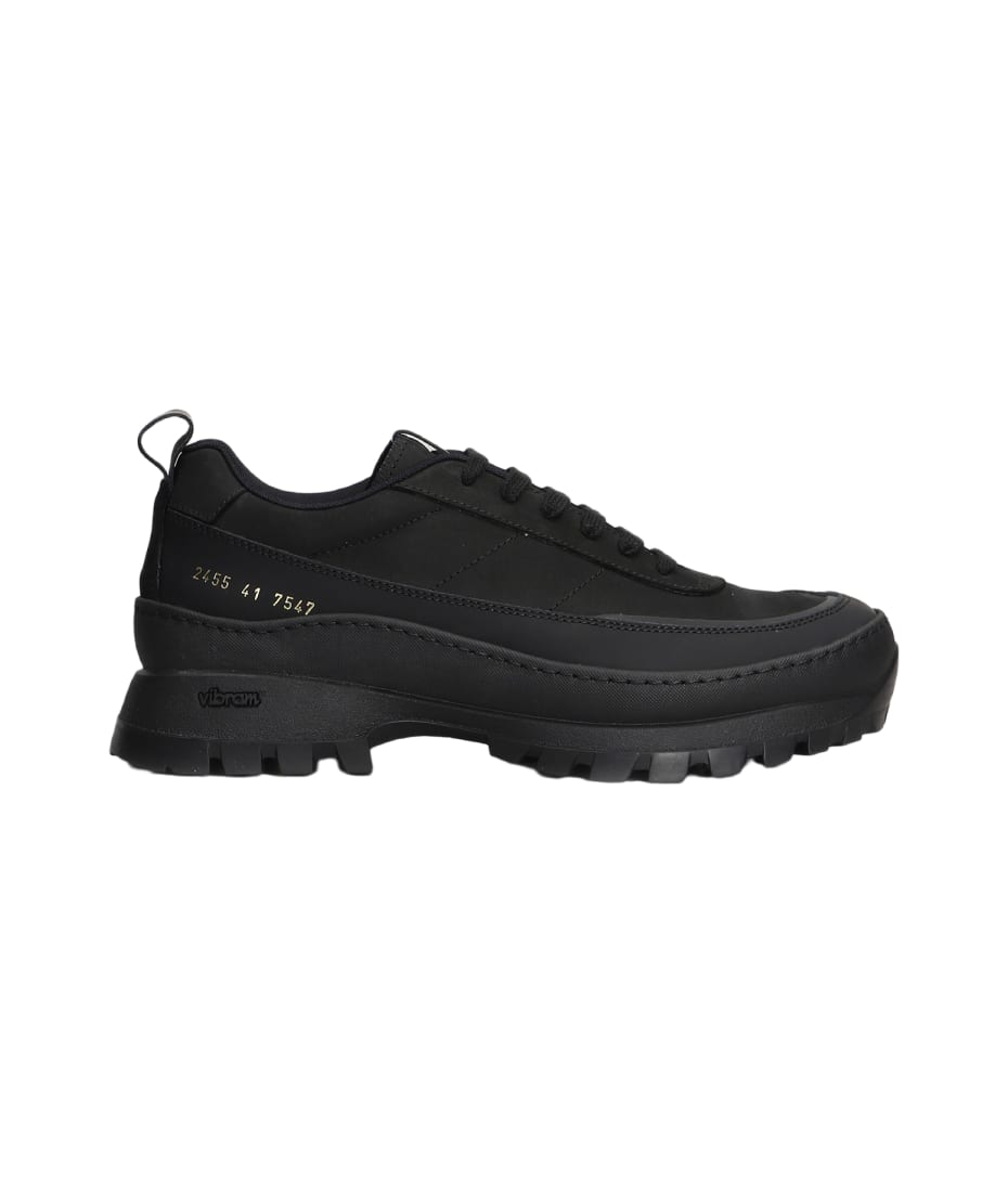 Black suede common projects cheap