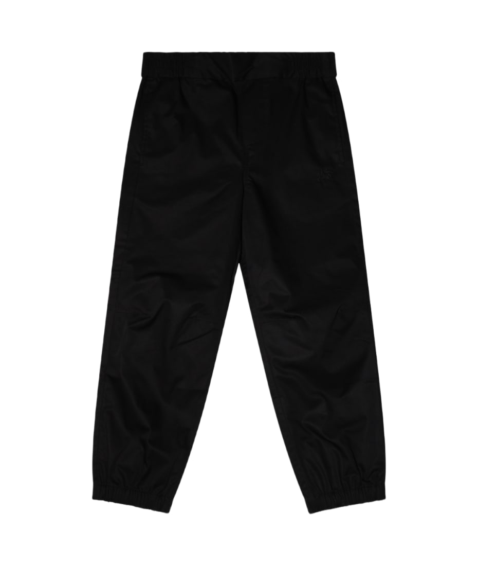 Burberry Black Cotton Pants - Black