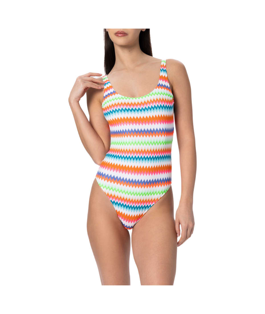 ワンピース水着 MC2 SAINT BARTH Lora nylon swimsuit Oro UID_LOR000303179H-WOMAN-