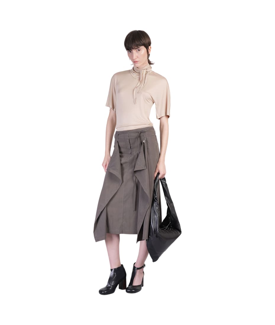 Tシャツ・カットソー Lemaire Silk t-shirt Beige Lemaire Boxy SS T-Shirt Warm Beige – Neighbour