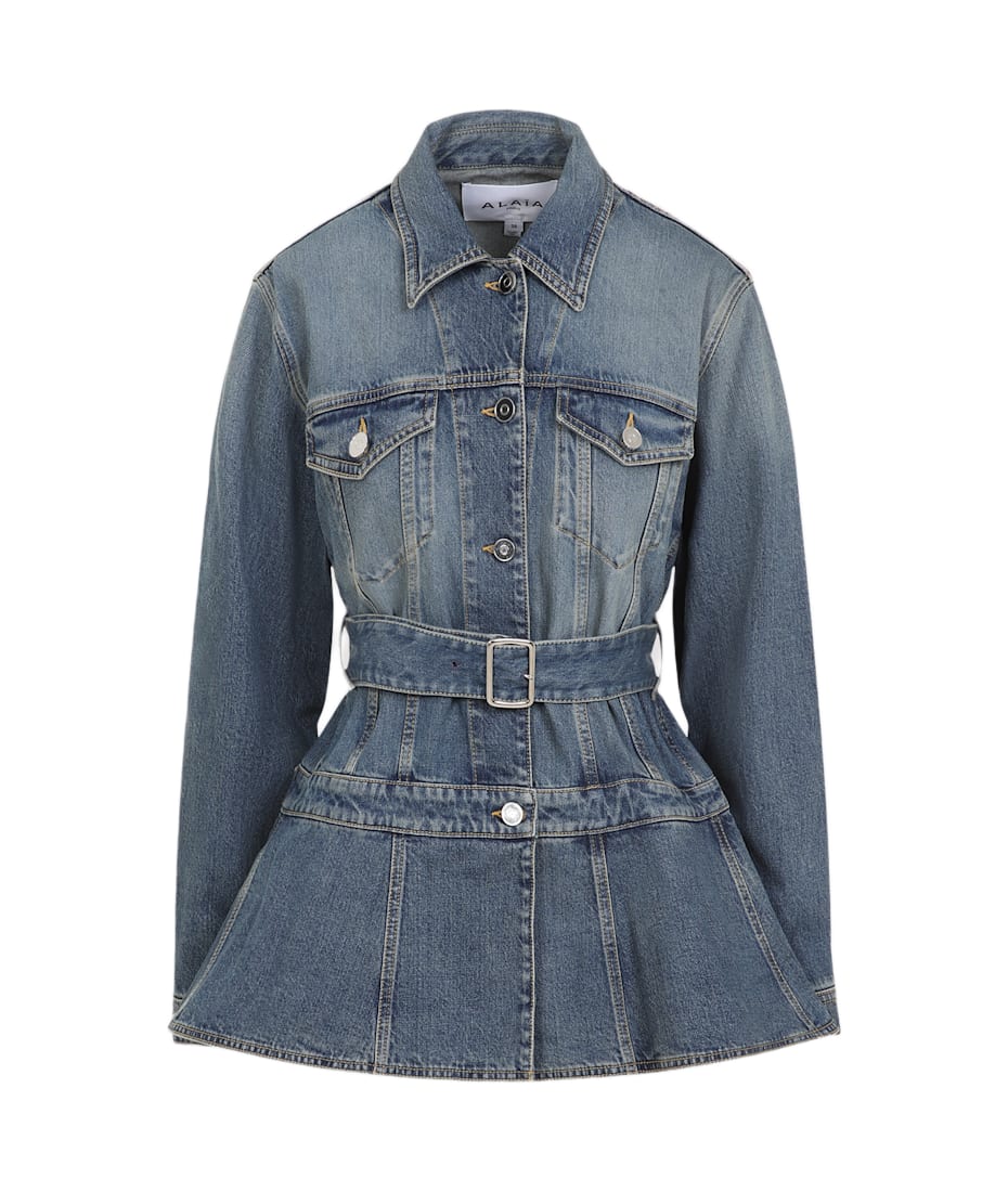 ジャケット Alaia Denim Flare Jacket Alaia Alaïa Flare Jacket | italist