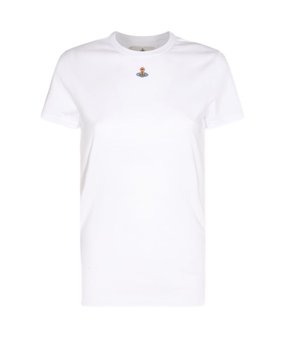 Tシャツ・カットソー VIVIENNE WESTWOOD Men T Shirts 3G010017 J001MA401 WHITE Vivienne Westwood White Cotton T-shirt | italist