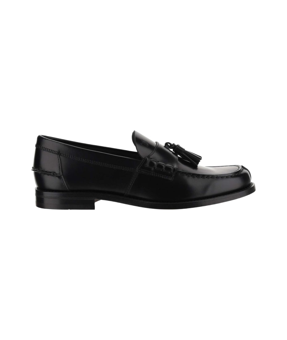 Tod's Leather Loafer With Tassel | italist