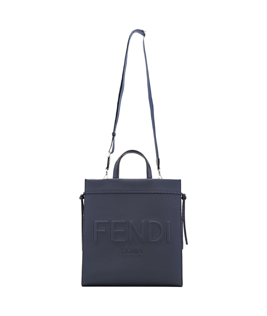Fendi Go To Shopper Shopping Bag - Blue