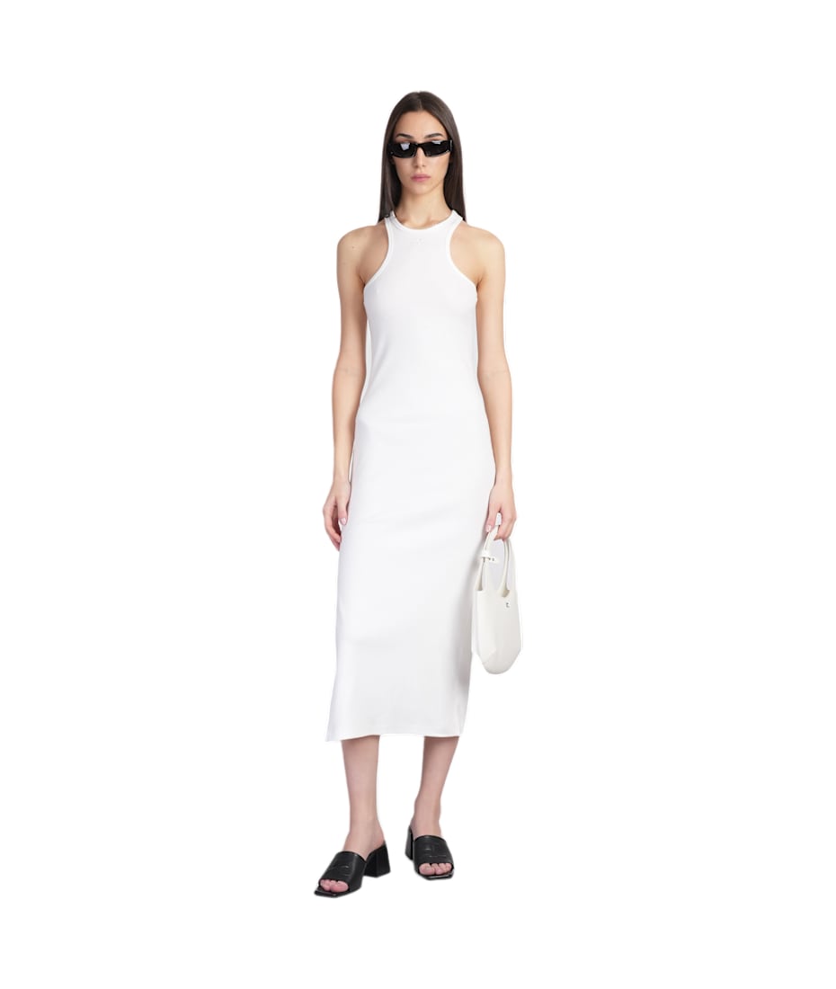 Courrèges Dress In White Cotton | italist